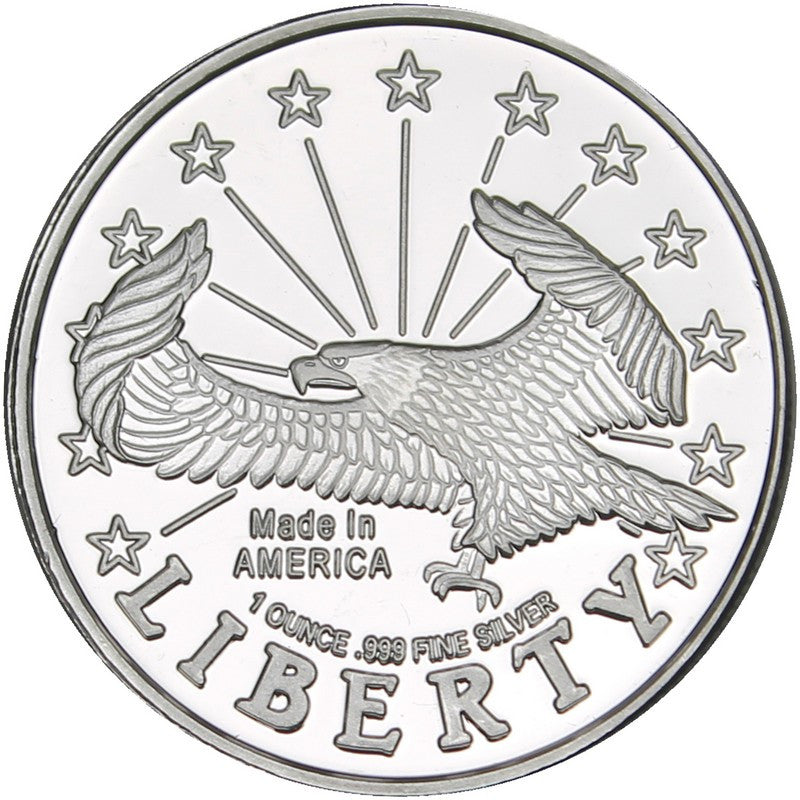 1 oz SilverTowne Liberty Eagle Silver Round