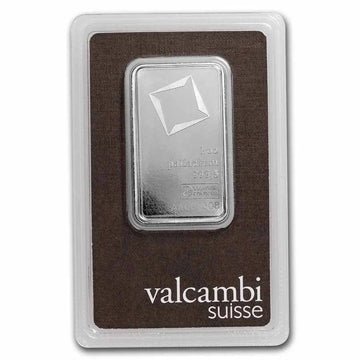 Valcambi 1 oz Palladium Bar New in Assay