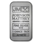 1 oz Silver Bar Johnson Matthey