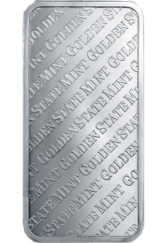 10 oz Golden State Mint Silver Bar