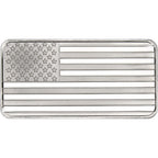10 oz SilverTowne American Flag Silver Bar