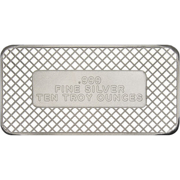10 oz SilverTowne American Flag Silver Bar