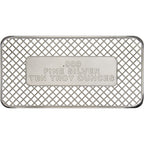 10 oz SilverTowne American Flag Silver Bar