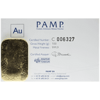 100 Gram Gold Pamp Suisse Bar w/Assay