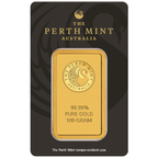 100 GRAM GOLD BAR PERTH
