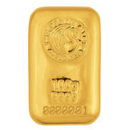 100 Gram Perth Mint Cast Gold Bar (.9999 Fine)