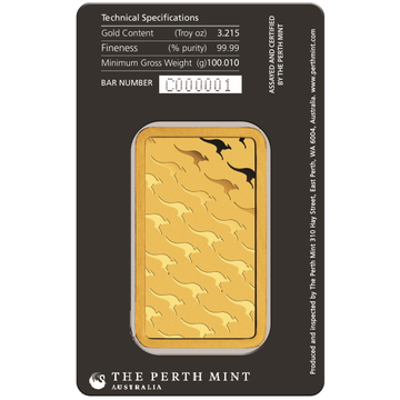 100 GRAM GOLD BAR PERTH