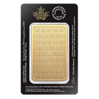 100 Gram Gold Bar Royal Canadian Mint