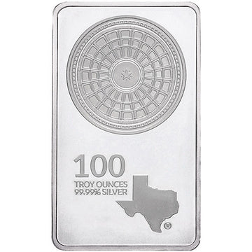 100 oz Silver Bar .999 Finexx