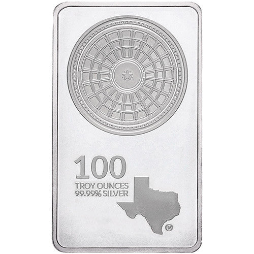 100 oz Silver Bar .999 Finexx