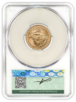 2025 1/4 oz American Gold Eagle FDD CAC MS70 Founders Label