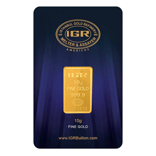 10 GRAM GOLD BAR IGR