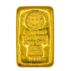 10 OZ GOLD CAST BAR ARGOR-HERAEUS