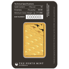 10 OZ GOLD BAR PERTH