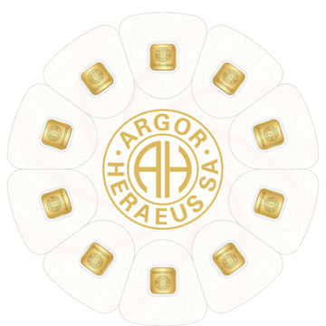 10 GRAM GOLD BAR ARGOR-HERAEUS GOLDSEED