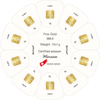 10 GRAM GOLD BAR ARGOR-HERAEUS GOLDSEED