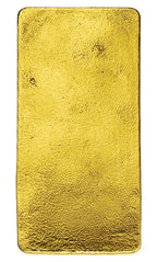 10 oz Johnson Matthey Poured Gold Bar with Box