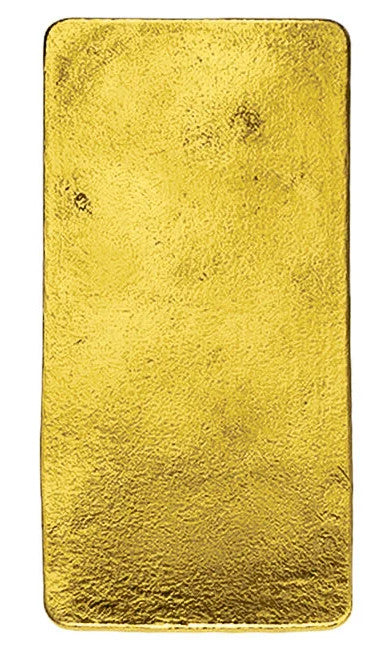 10 oz Johnson Matthey Poured Gold Bar with Box