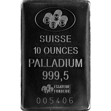 10 OZ PALLADIUM BAR PAMP