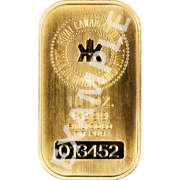 10 OZ GOLD BAR LBMA ELIG.