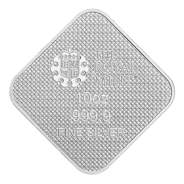 Royal Mint Queen's Beast Completer 10 oz Silver Bar