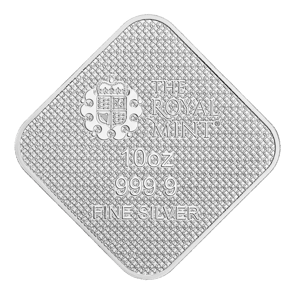 Royal Mint Queen's Beast Completer 10 oz Silver Bar