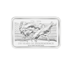 10 OZ SILVER BAR US INDEPENDENCE HIGH RELIEF AUSTRALIAN BULLION CO