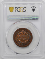 1856 Braided Hair Cent PCGS PR66RB