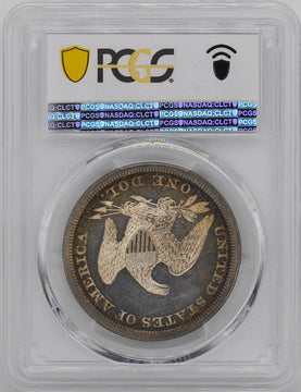1854 Liberty Seated Dollars PCGS PR65