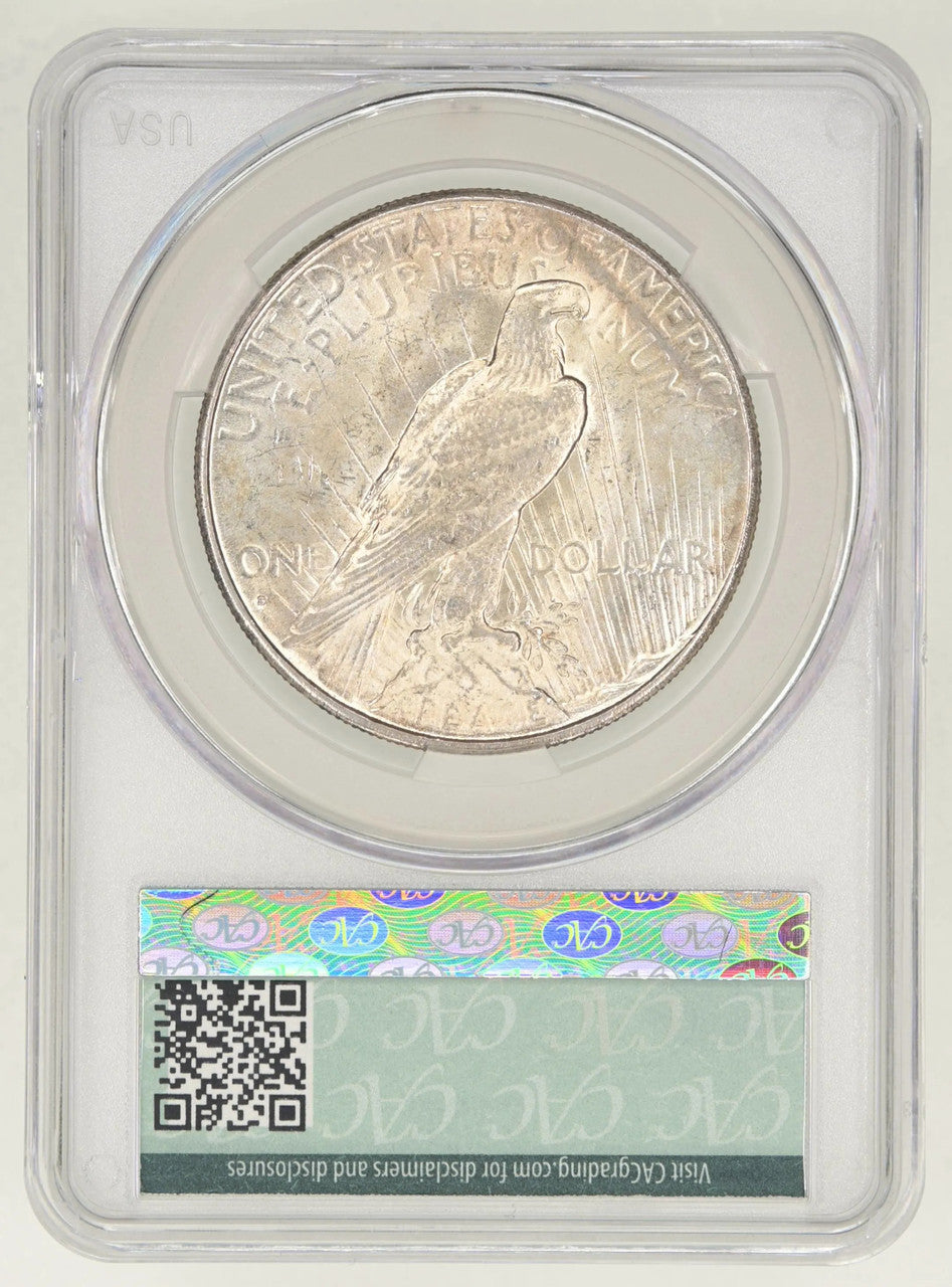 1928-S $1 Peace Dollar CAC MS63