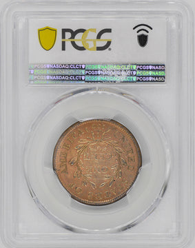 1807 Draped Bust Cent PCGS MS65RB