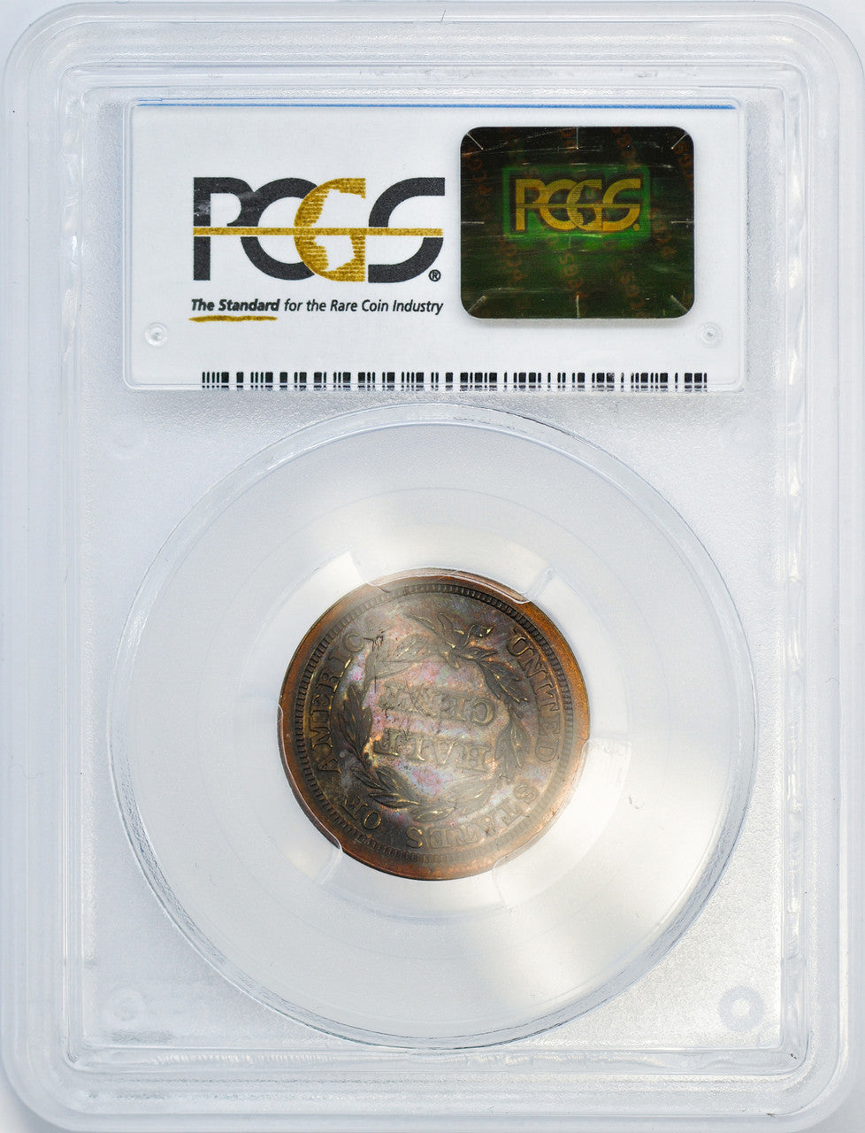 1846 Res1846 Braided Hair Half Cent PCGS PR65BN