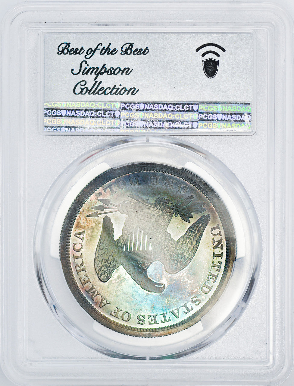 1861 Liberty Seated Dollars PCGS PR66