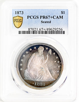1873 Trade Dollars PCGS PR67+CAM