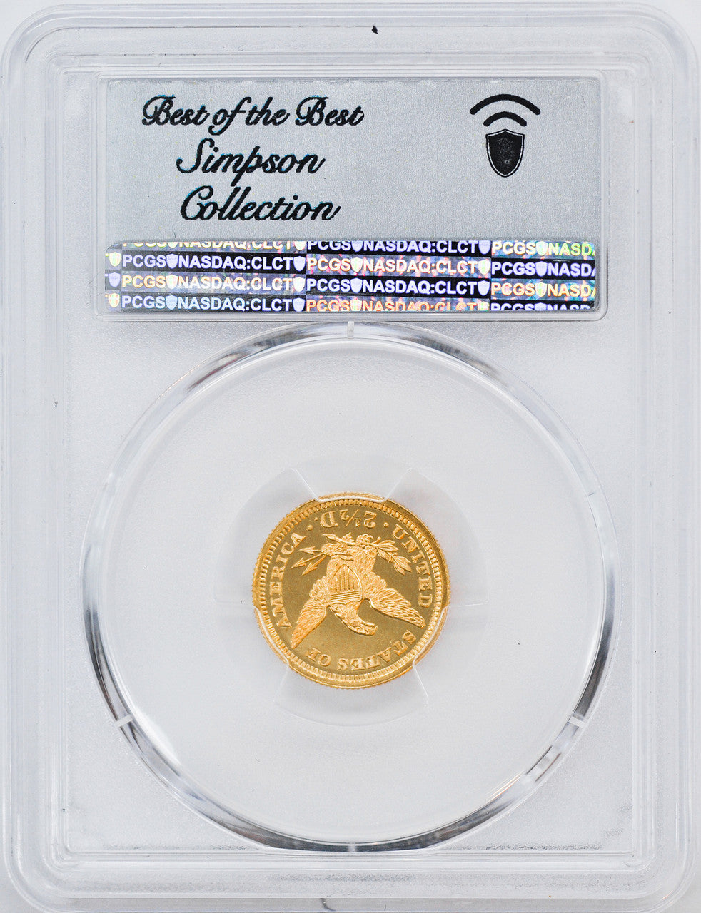 1892 $2.5 Liberty Quarter Eagle PCGS PR66DCAM