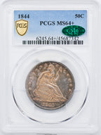 1844 Liberty Seated Half Dollar PCGS MS64+