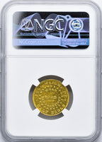 1849 $5 Gold Half Eagle NGC MS61
