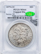 1879-CC Morgan Silver Dollars PCGS MS64