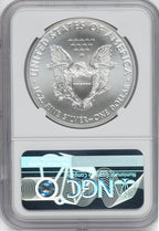 2021 American Silver Eagle Type 1 At Dusk & Dawn 35th Anniversary 169th To Last NGC MS70