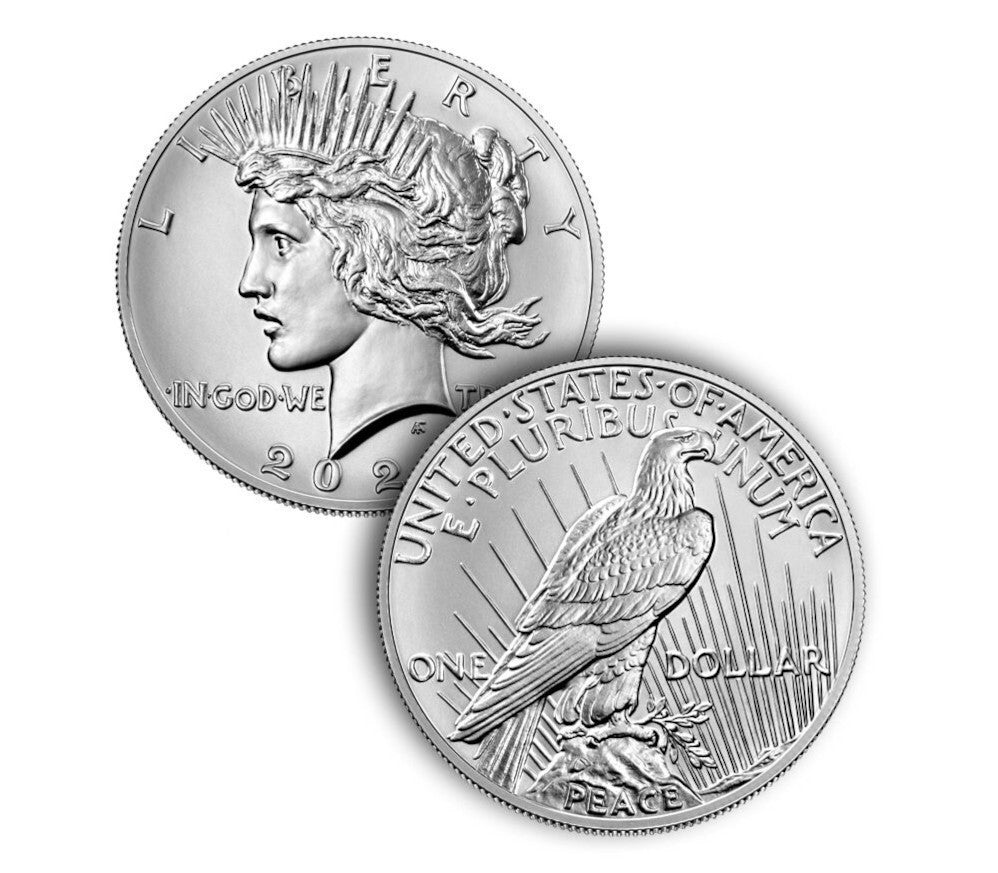 2023-S Morgan Peace Dollar 2-Coin Reverse Proof Set AD CAC PR70