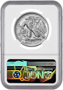 2023-W Palladium Burnished Eagle High Relief Advanced Releases NGC MS70