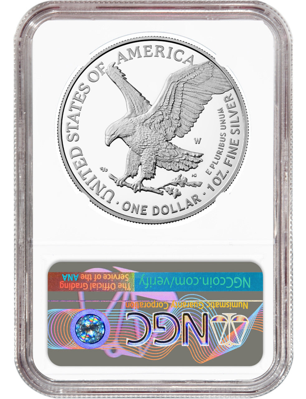 2023-W Silver Eagle Early Releases NGC PF70 UCAM Ron Harrigal Signed