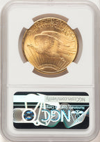 1924 $20 Saint Saint-Gaudens Double Eagle NGC MS66+