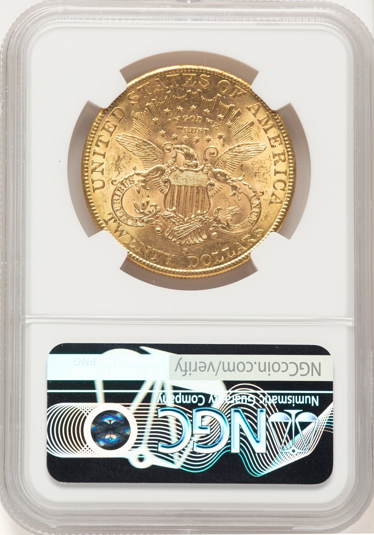 1907-S $20 Liberty Double Eagle NGC MS62