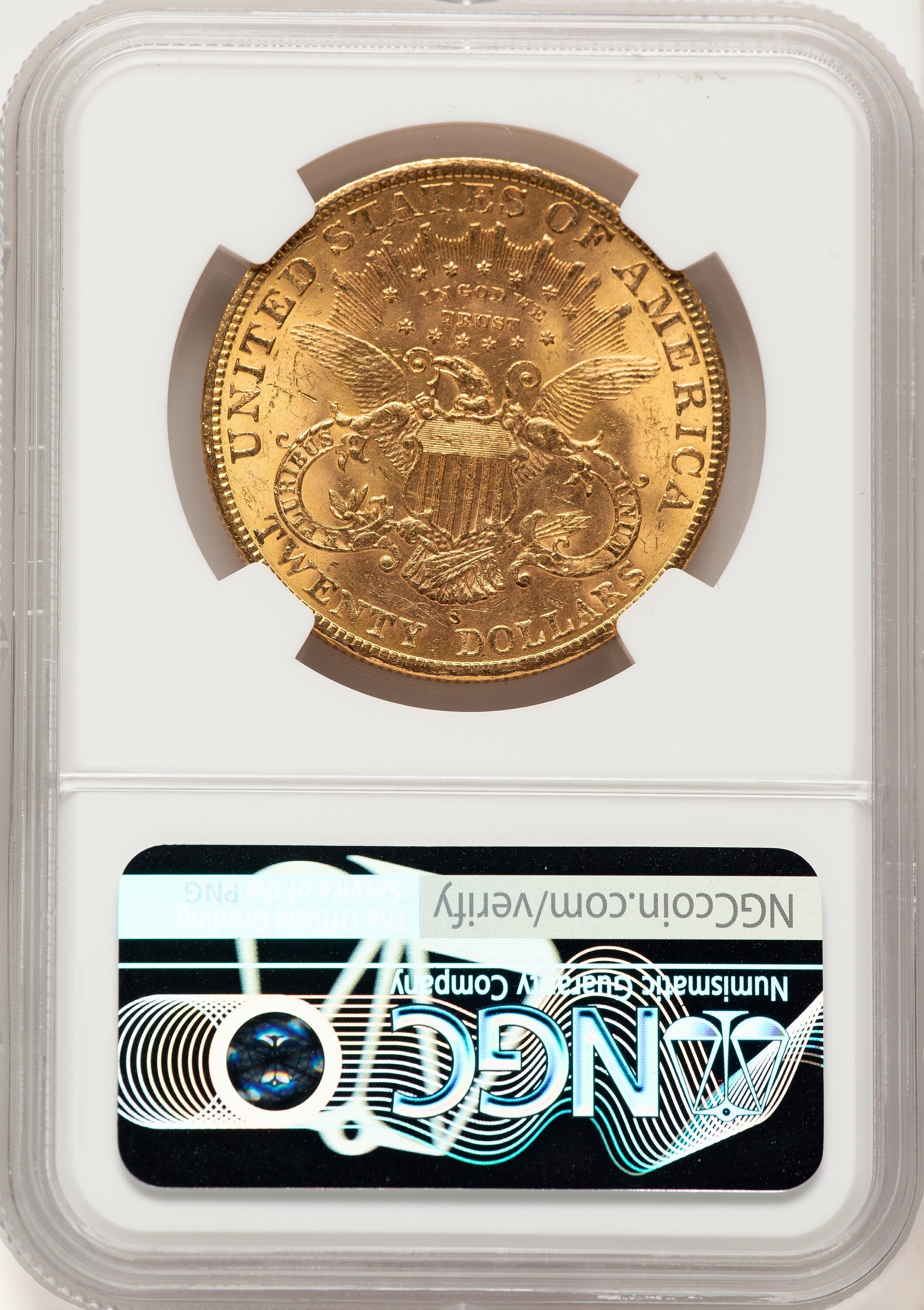 1902-S $20 Liberty Double Eagle NGC MS62