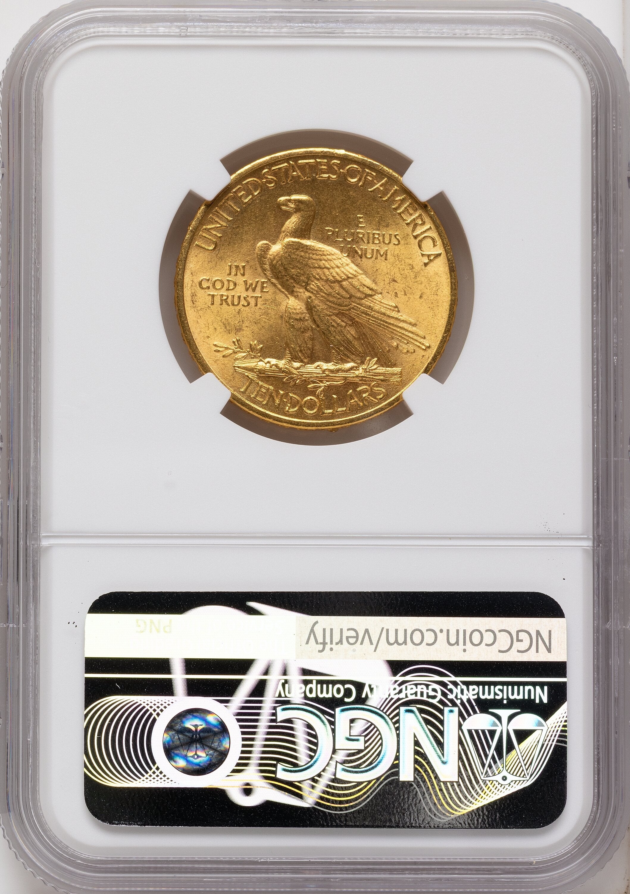 1910 $10 Indian Eagle NGC MS64
