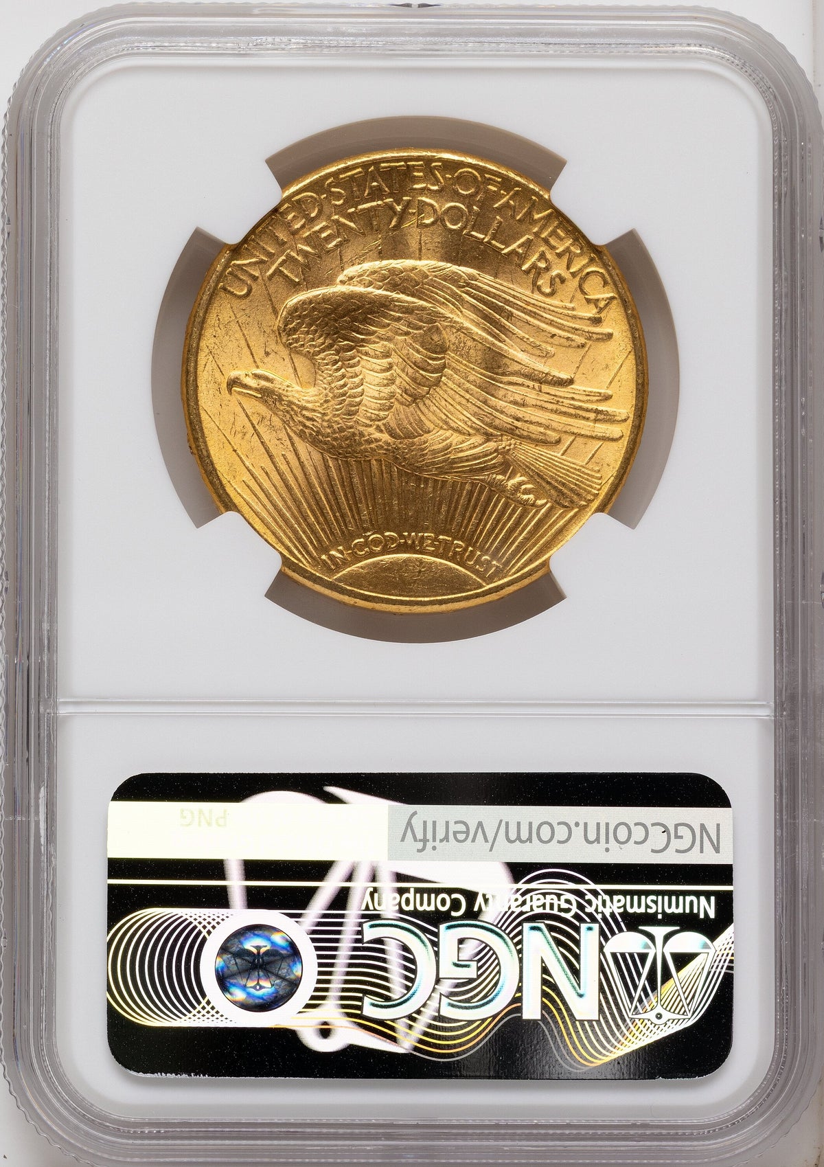 1916-S $20 Saint-Gaudens Double Eagle NGC MS64