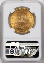 1895 $20 CAC Liberty Double Eagle NGC MS64