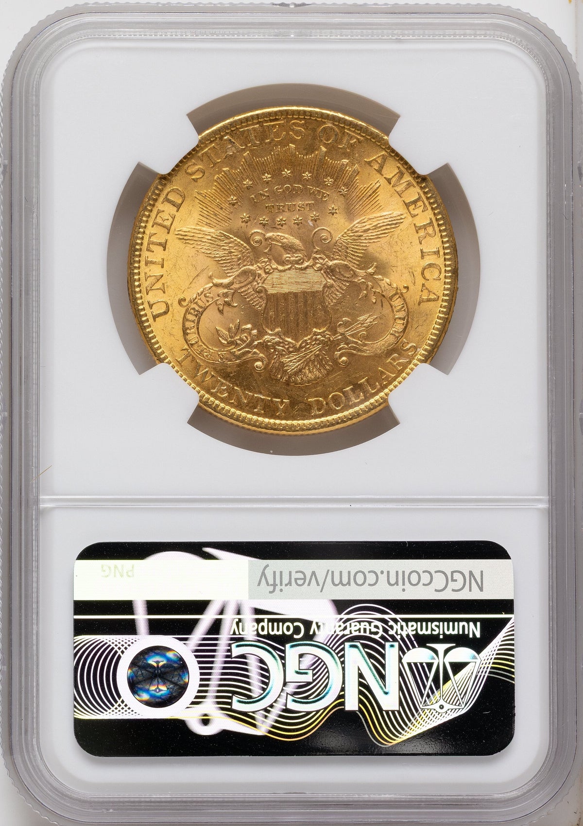 1895 $20 CAC Liberty Double Eagle NGC MS64