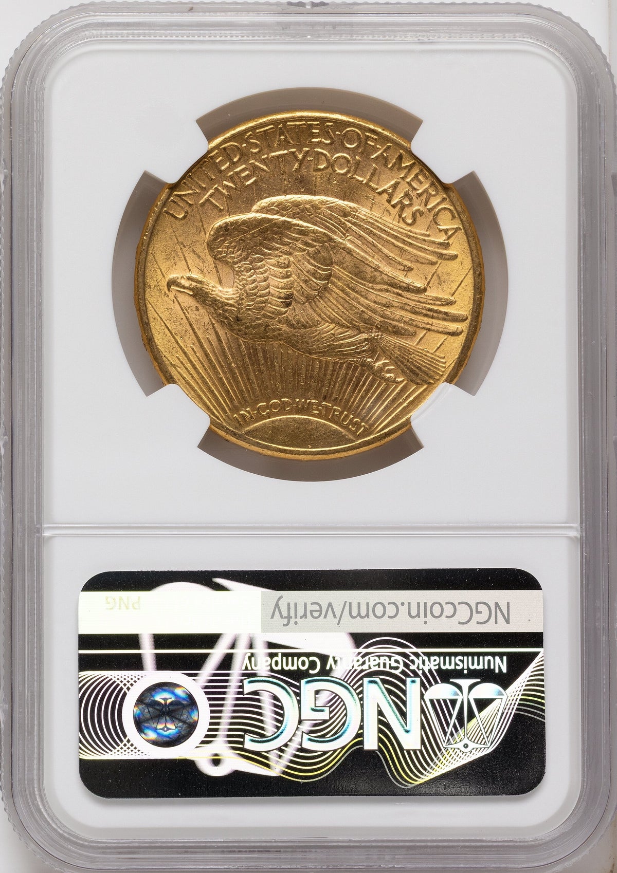 1910-D $20 Saint-Gaudens Double Eagle NGC MS62